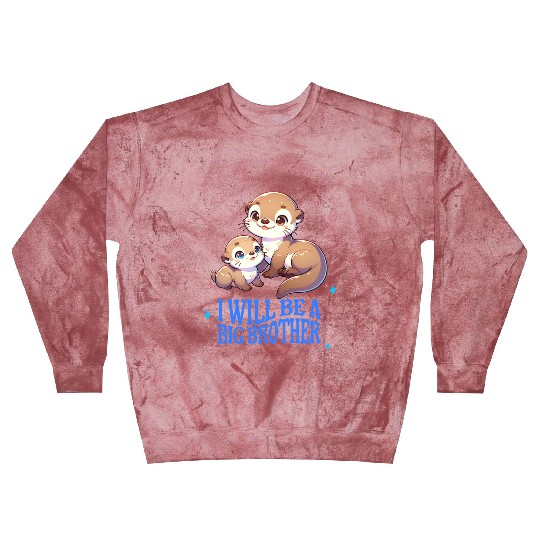 I'm Going To Be A Big Brother Sweet Otter, Brother Blast Sweatshirts