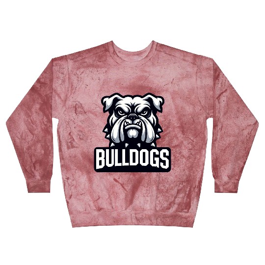 Bulldogs Mascot Back To School Team Spirit Blast Sweatshirts