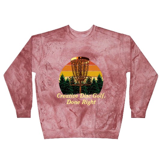 Creative Disc Golf Done Motivational Quote Golfer Blast Sweatshirts
