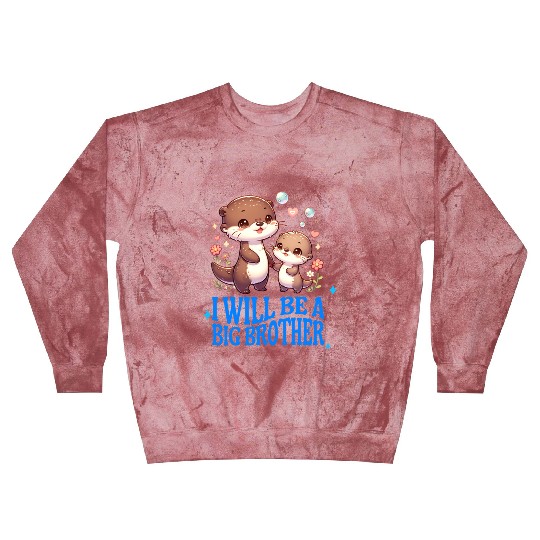 I'm Going To Be A Big Brother Sweet Otter, Brother Blast Sweatshirts
