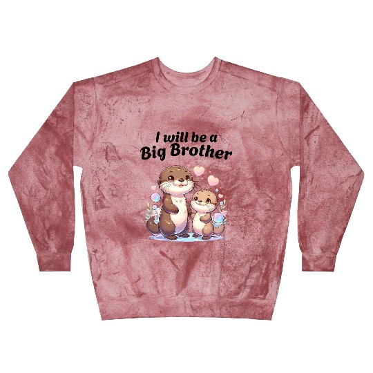I'm Going To Be A Big Brother Sweet Otter, Brother Blast Sweatshirts
