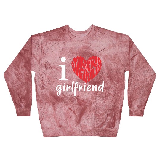 I Love My Girlfriend Wrench Heart Blast Sweatshirts