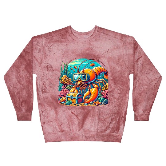 Shrimp Exploration-Underwater Adventure Blast Sweatshirts