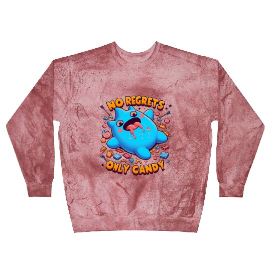 Stitch Halloween No Regrets Only Candy Blast Sweatshirts
