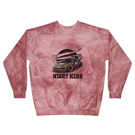 Trashy JDM Street Racer Night Kids Blast Sweatshirts
