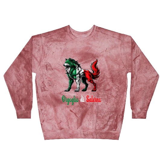 The pride of Salerno Italy flag Blast Sweatshirts