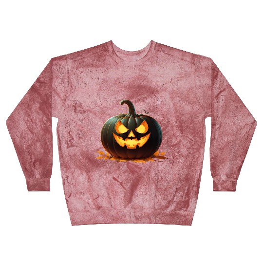 Midnight Glow: Enchanted Halloween Pumpkin Blast Sweatshirts