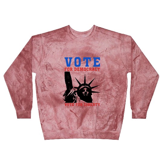Vote for Democracy, Vote for Liberty US Election Blast Sweatshirts