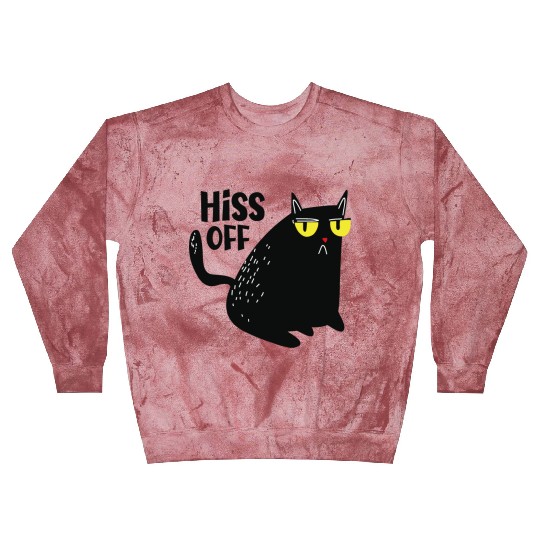 hiss off cat Blast Sweatshirts