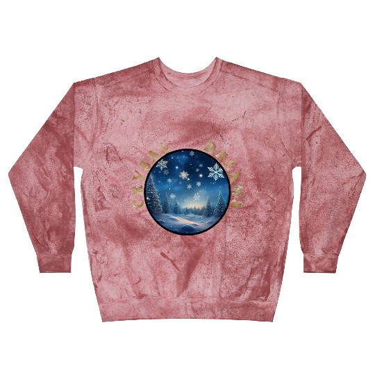 Winter's Embrace - A Crystal Clear Dream Blast Sweatshirts
