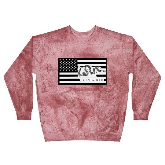 Join Or Die Flag 1776 LIKE US ON FACEBOOK # Blast Sweatshirts