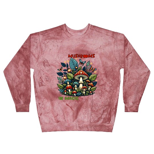 Mushroom in Magic Design Blast Sweatshirts