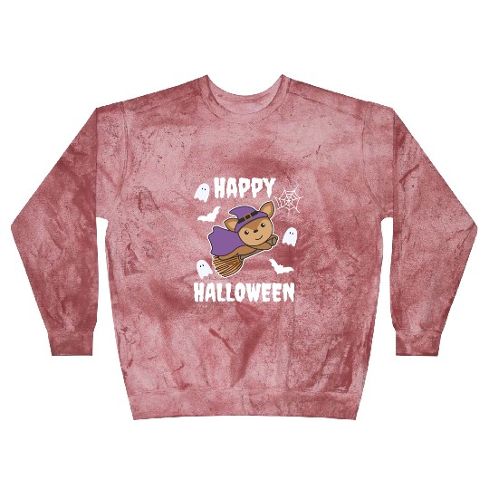 Deer Happy Halloween Witch Kids Witches Costume Blast Sweatshirts