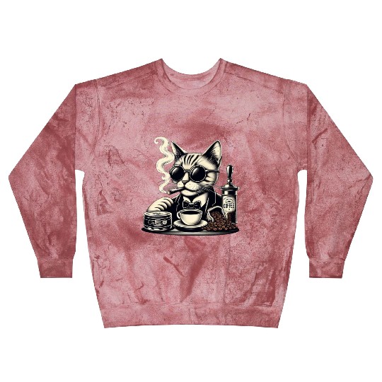 "Midnight Cat" Blast Sweatshirts