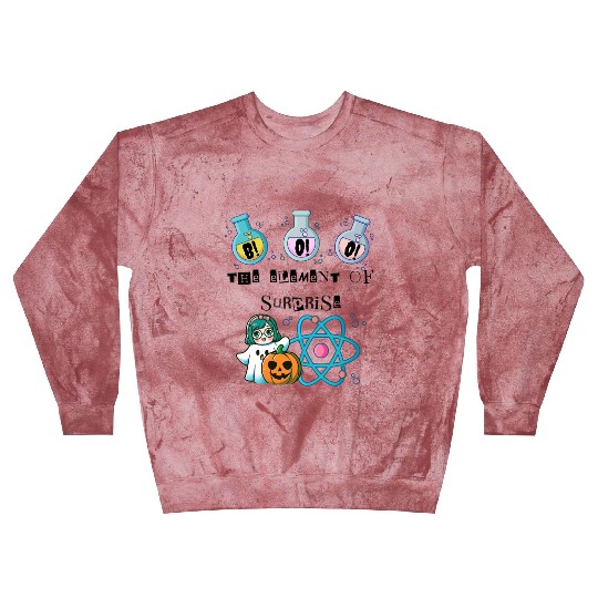 Chemistry Boo The Element Of Surprise Chemist Hall Blast Sweatshirts