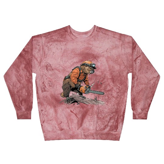 Beaver Lumberjack Chainsaw Blast Sweatshirts