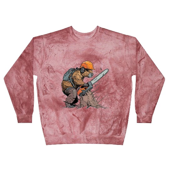 Beaver Lumberjack Chainsaw Blast Sweatshirts