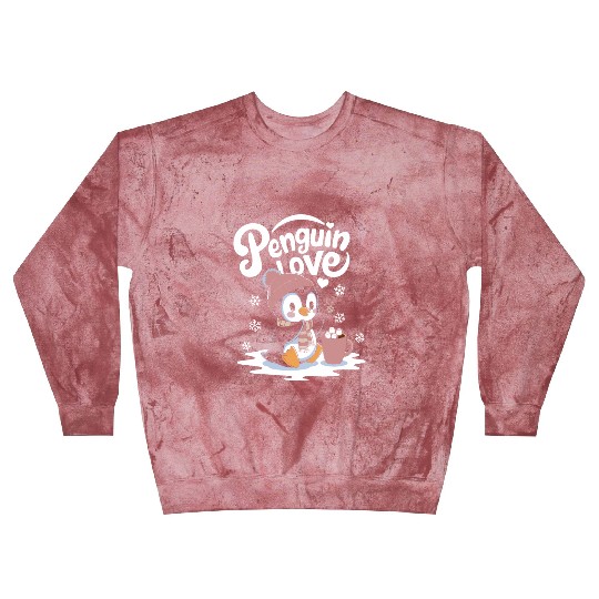 Penguin Love Winter Wonderland Cozy Vibes Blast Sweatshirts
