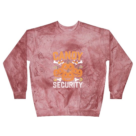 Candy Security Halloween Design Blast Sweatshirts