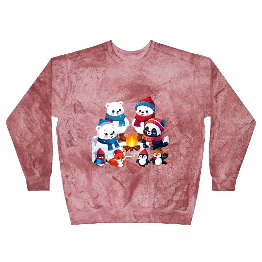 Winter Wonderland Critters Blast Sweatshirts