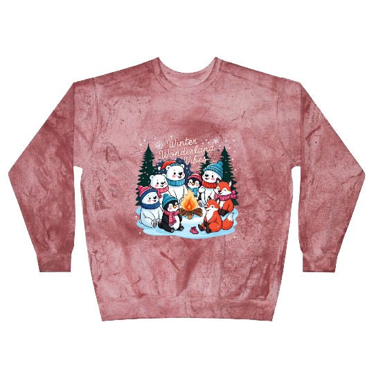 Winter Wonderland Snowflake Blast Sweatshirts