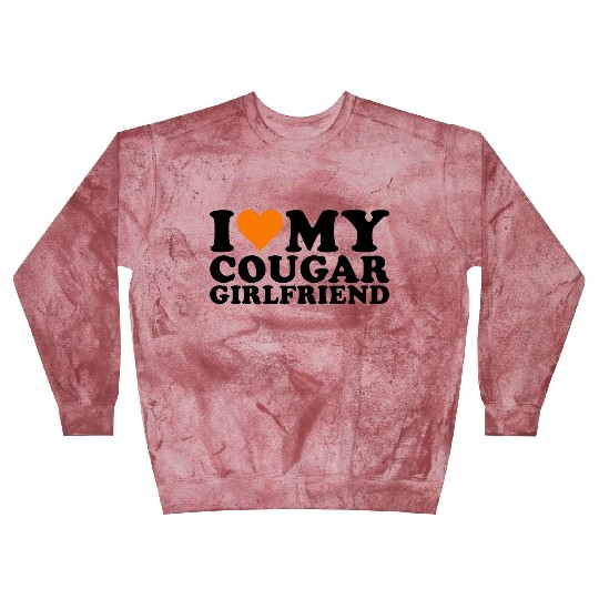 I Love Cougars Cougar Humor Valentine's Day 1WH2 Blast Sweatshirts