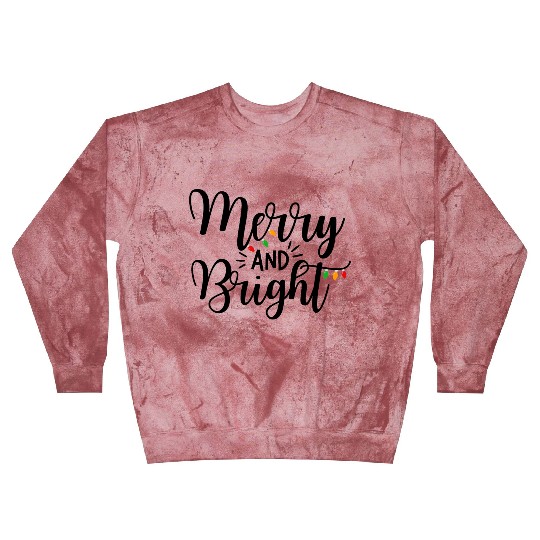 Merry And Bright Blast Sweatshirts