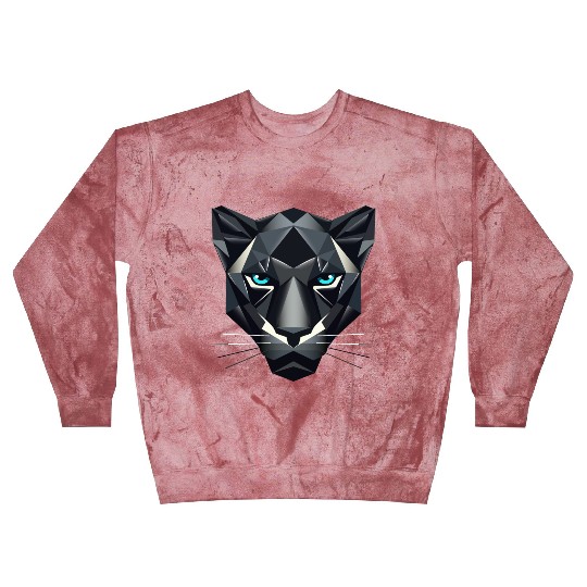 Geometric Black Panther - Power and Elegance Blast Sweatshirts
