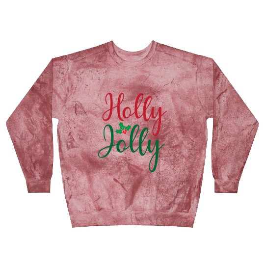 Christmas Holly Jolly Sticker Blast Sweatshirts
