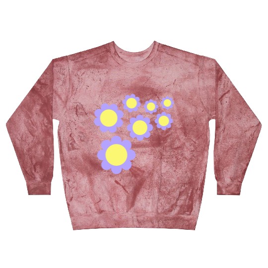 Many Pretty Daisy Flowers Decorative Nature Design Blast Sweatshirts