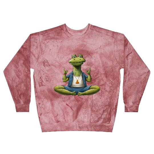 Crocodile Yoga / Yogi Crocodile Blast Sweatshirts