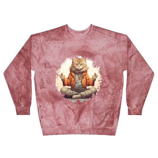 Cat Yoga / Yogi Cat Blast Sweatshirts