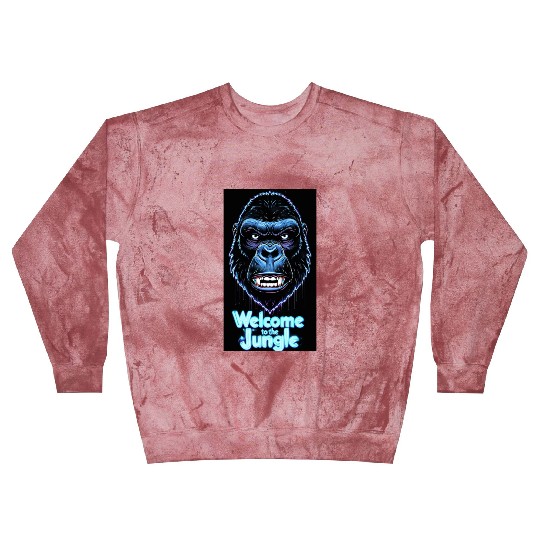 Neon Gorilla Welcome to the Jungle Blast Sweatshirts