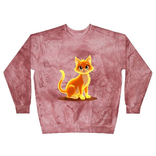 Neon Cat Magic Blast Sweatshirts