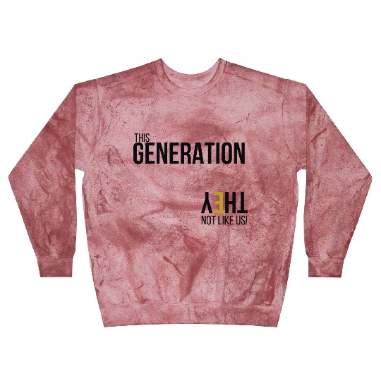This Generation Not like us - Blk Blast Sweatshirts