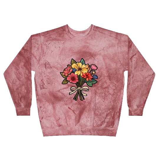 Flower Bouquet Flowers Flowers Blast Sweatshirts