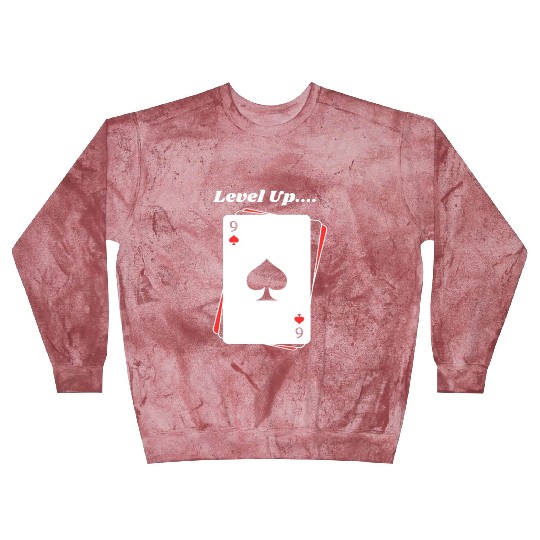 BLACK Men Blast Sweatshirts For Game Card lovers - LEVEL UP