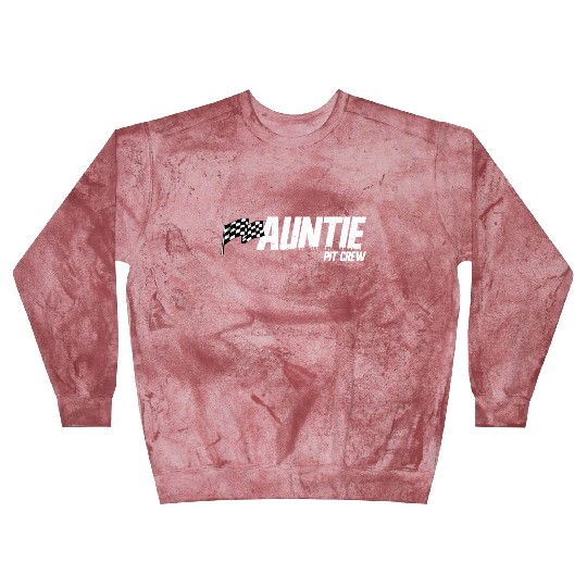 Pit Crew Auntie Race Birthday Family Racing Auntie Blast Sweatshirts