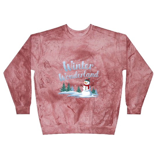 christmas snowman winter wonderland Blast Sweatshirts