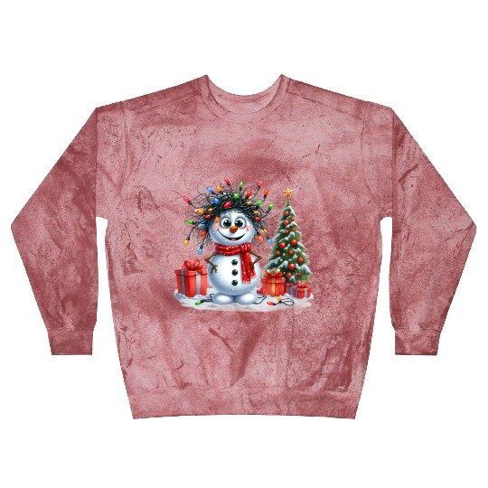 Christmas Merry Christmas For Gift Snowman Blast Sweatshirts
