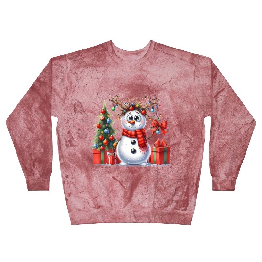 Christmas Merry Christmas For Gift Snowman Blast Sweatshirts