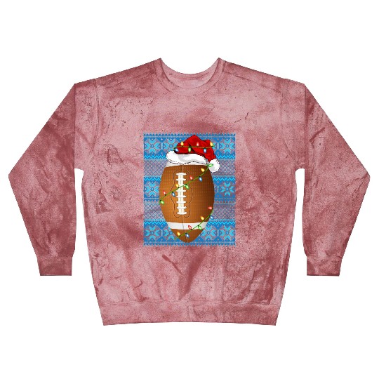 Rugby Christmas Lights Blast Sweatshirts