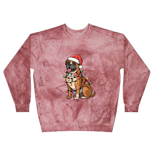 Cane Corso Christmas Lights Xmas Dogs Gifts Blast Sweatshirts