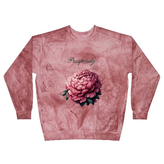 Peony of Prosperity: A Symbol of Wealth Blast Sweatshirts