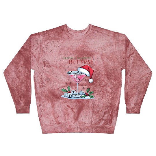 Santa Favorite Hot Mess, Merry Christmas Blast Sweatshirts