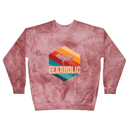 Elk Hunting Elkaholic Hunters Blast Sweatshirts