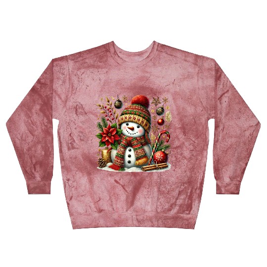 Snowman Christmas, Merry Christmas Blast Sweatshirts