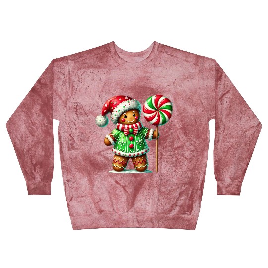 Gingerbread Christmas, Merry Christmas, Candy Blast Sweatshirts