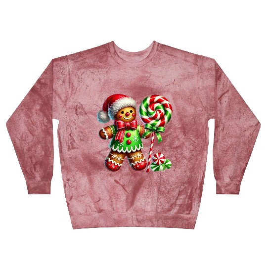 Gingerbread Christmas, Merry Christmas, Candy Blast Sweatshirts