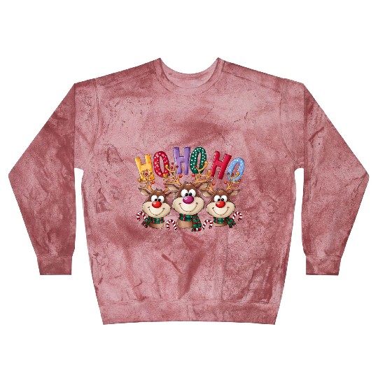 Ho Ho Ho Deer Blast Sweatshirts